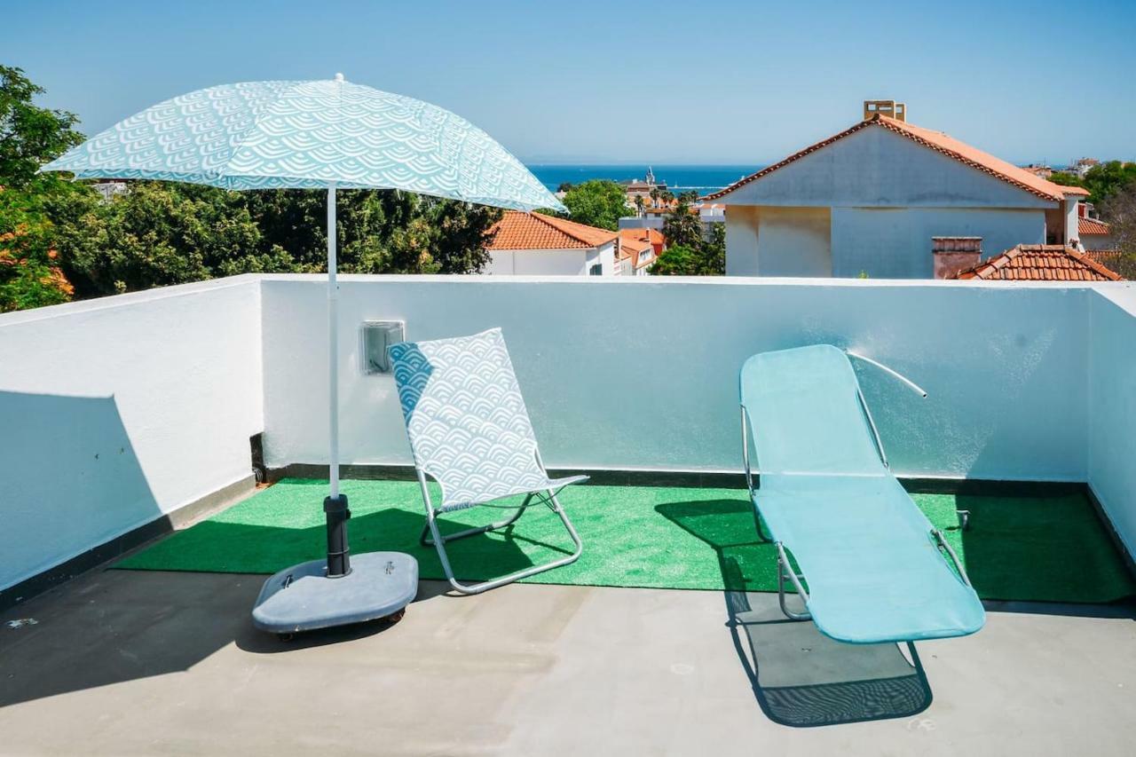 Amazing Seaview With Terrace - 5Min From The Beach Apartman Cascais Kültér fotó